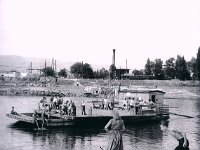 Trnjanska skela 1956. godine  Poslije rata, komunalno poduzeće općine Trnje nabavilo je novu »trnjansku skelu« s vrsnim kapetanom Lujom. Imala je mali salon s jednim stolom i dvije klimave stolice, poduže kormilo, jednog brodara a pristajala je uz pravu betonsku rivu. Prevozila je putnike, izletnike, kupače, kantare s mlijekom, kola i konje, brašno i šoder. Bilo je na njoj mjesta za 200 putnika ili četiri kola s konjima. Nažalost nije mogla ploviti ako je vjetar bio jak. Jednog jutra je nestala. Našli su je u blizini Siska. Bilo je i stradalih: dva čovjeka i četiri konja. Jednom prilikom je potonula s teretom brašna i šljunka, pa je vlasnik brašna tražio odštetu putem suda.